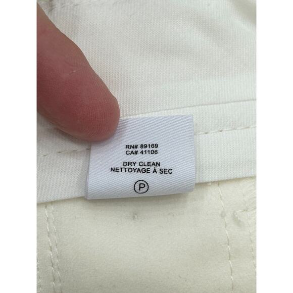 NWT Derek Lam 10 Crosby Women's Soft White Robertson Flare Trouser Pants Size 6 - Picture 11 of 15